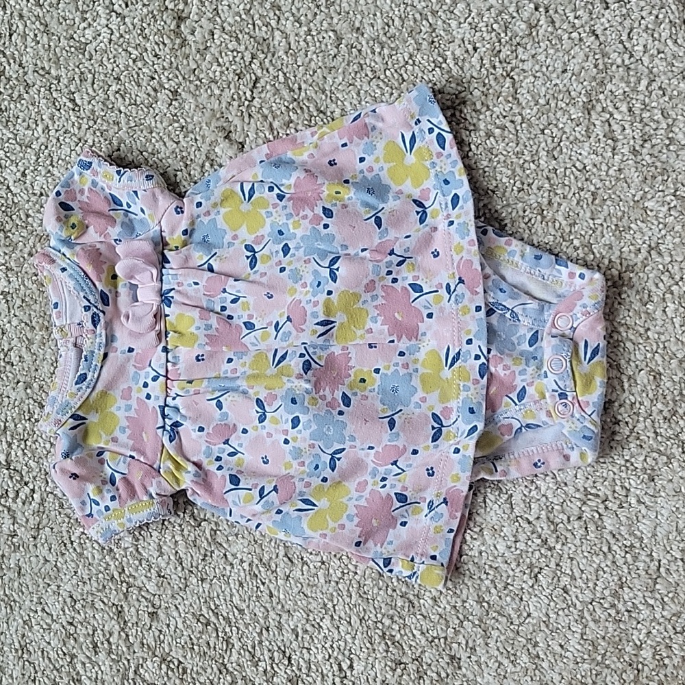 Child of Mine by Carter's Baby Girl Floral Sundress Size Newborn